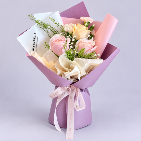 Pastel Whimsy Bouquet — complete product on a clean neutral background