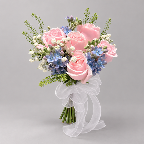 Dreamy Pastel Bridal Bouquet — complete product on a clean neutral background