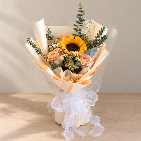 Vintage Dawn Graduation Bouquet — complete product on a clean neutral background