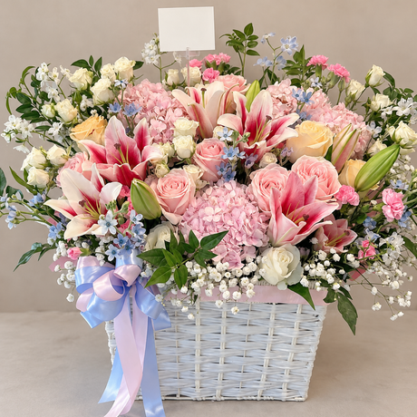 Whimsical Dawn Table Arrangement — close-up of product details