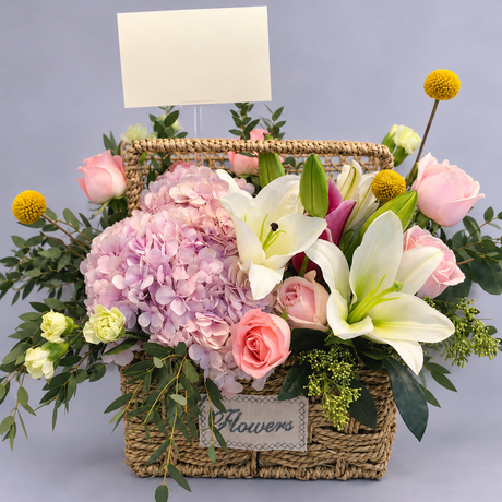 Eternal Grace Breeze Table Arrangement — close-up of product details