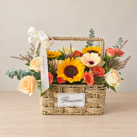 Golden Serenade Table Arrangement — complete product on a clean neutral background