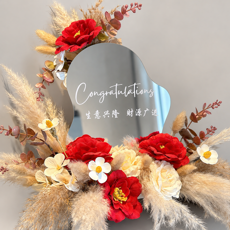 Thriving Mirage Artificial Table Arrangement — close-up of product details