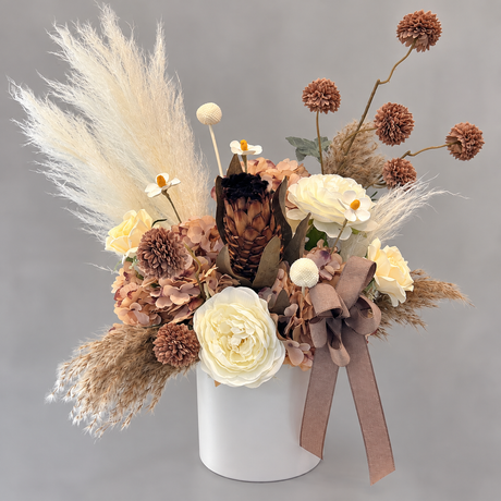 Desert Symphony Artificial Table Arrangement — close-up of product details