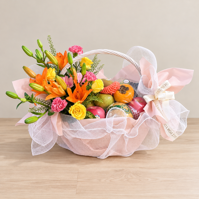 Orchard Blessings Fruit Basket — complete product on a clean neutral background