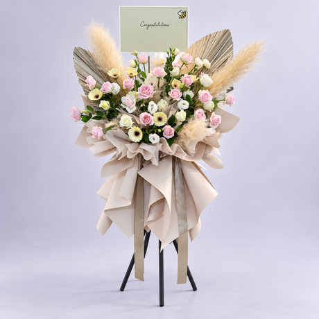 Rustic Elegance Opening Flower Stand — complete product on a clean neutral background