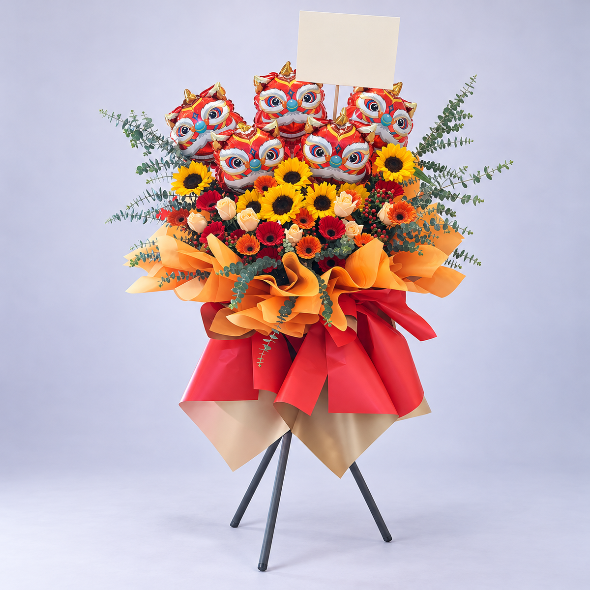 Aura of the Auspicious Lions Opening Flower Stand — complete product on a clean neutral background