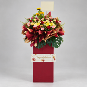 Sunlit Triumph Opening Flower Stand — complete product on a clean neutral background