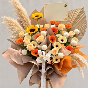 Sunset Prosperity Dynasty Opening Flower Stand — close-up of product details