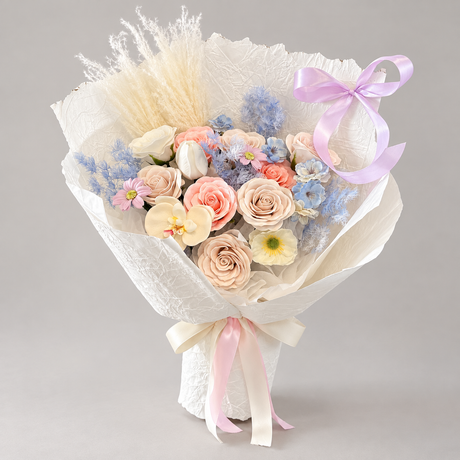 Enchanted Symphony Soap Flower Bouquet — complete product on a clean neutral background