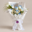 River Bleu Blue Rose Bouquet — professional studio product photograph.