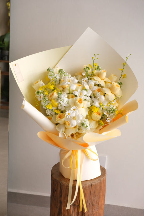 Honey, bee mine Bouquet by Bamboo Green Florist, Penang