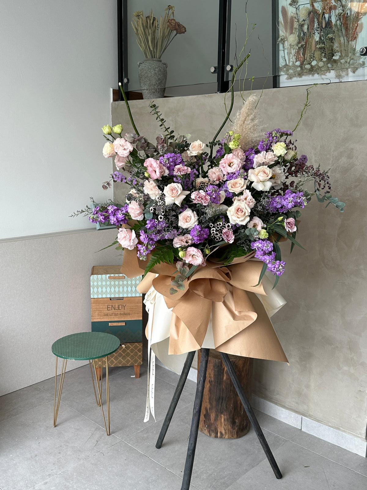 Botanique Grand Opening Flower Stand by Bamboo Green Florist, Penang, photo 2