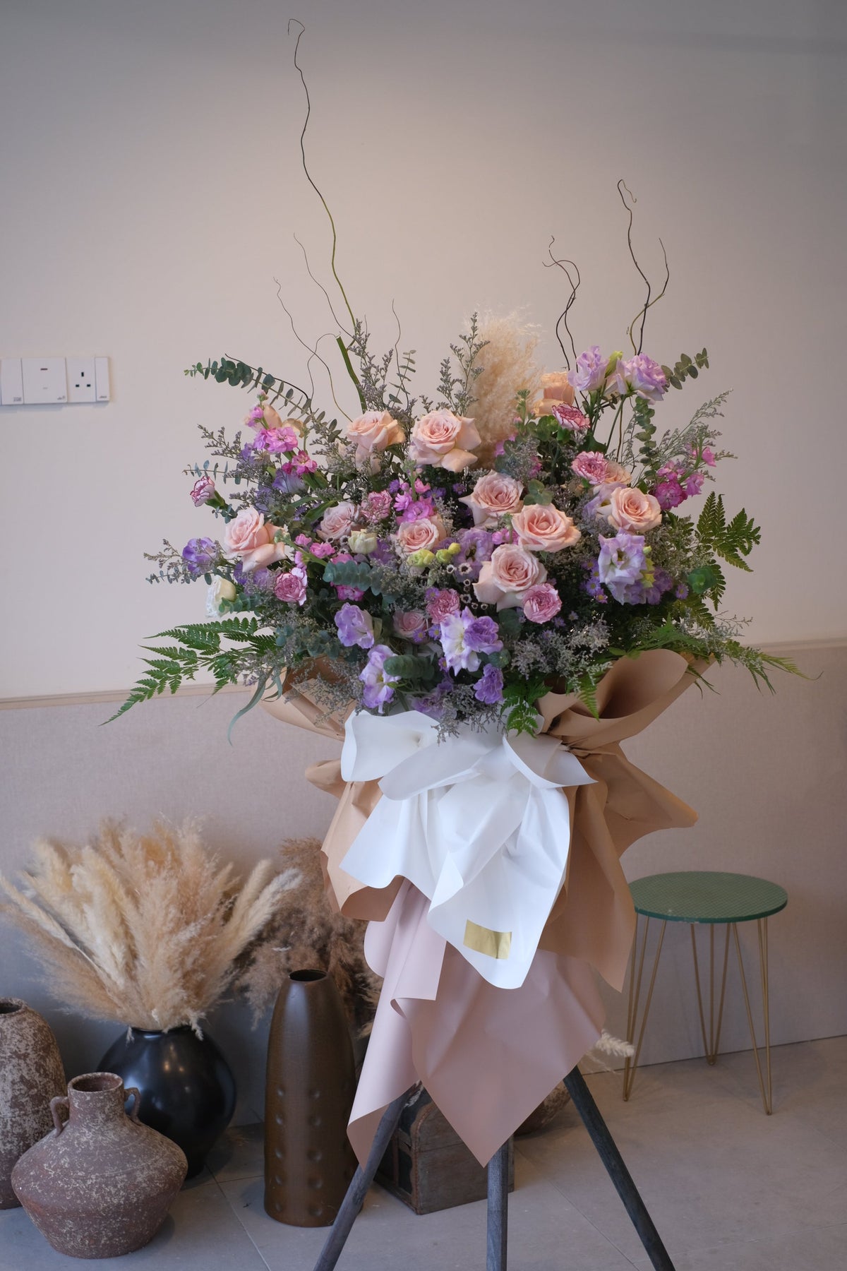 Botanique Grand Opening Flower Stand by Bamboo Green Florist, Penang