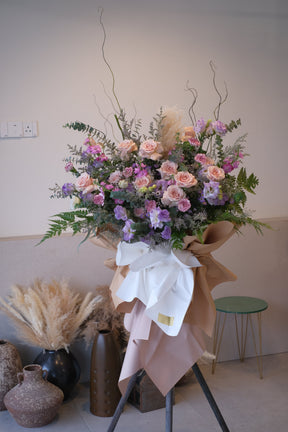 Botanique Grand Opening Flower Stand by Bamboo Green Florist, Penang