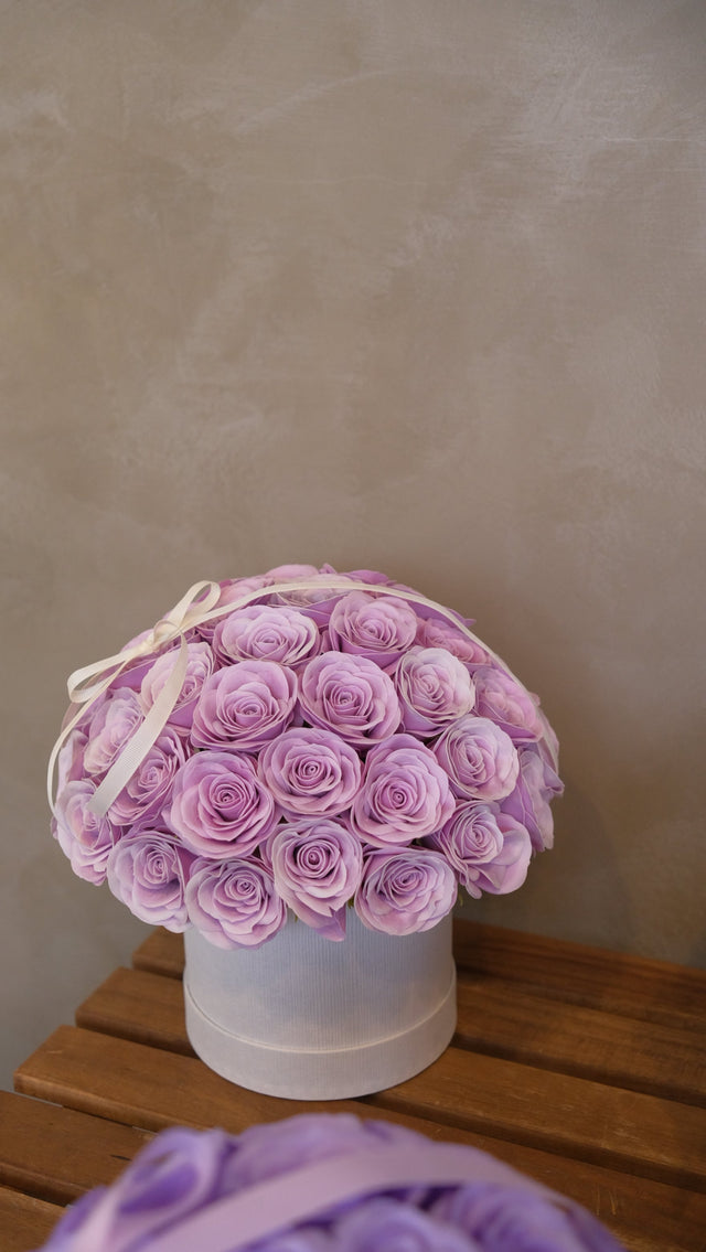 Spring of Waltz - Lavender Purple Soap Flowers Soap Flower Bouquet by Bamboo Green Florist, Penang