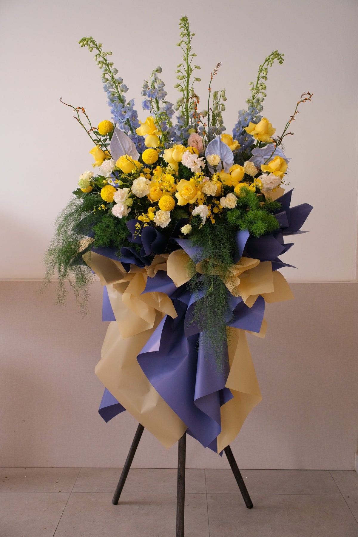 Lavish Grand Opening Flower Stand by Bamboo Green Florist, Penang
