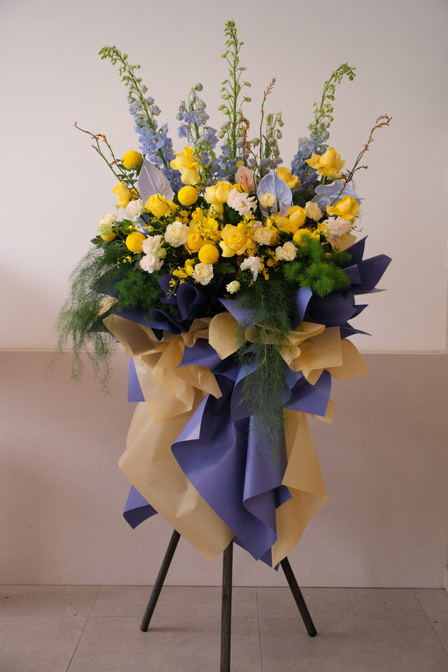Lavish Grand Opening Flower Stand by Bamboo Green Florist, Penang