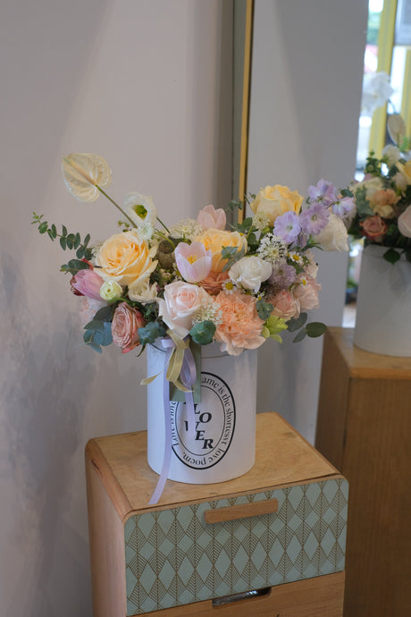 Omakase Bloom Box (Light) by Bamboo Green Florist, Penang