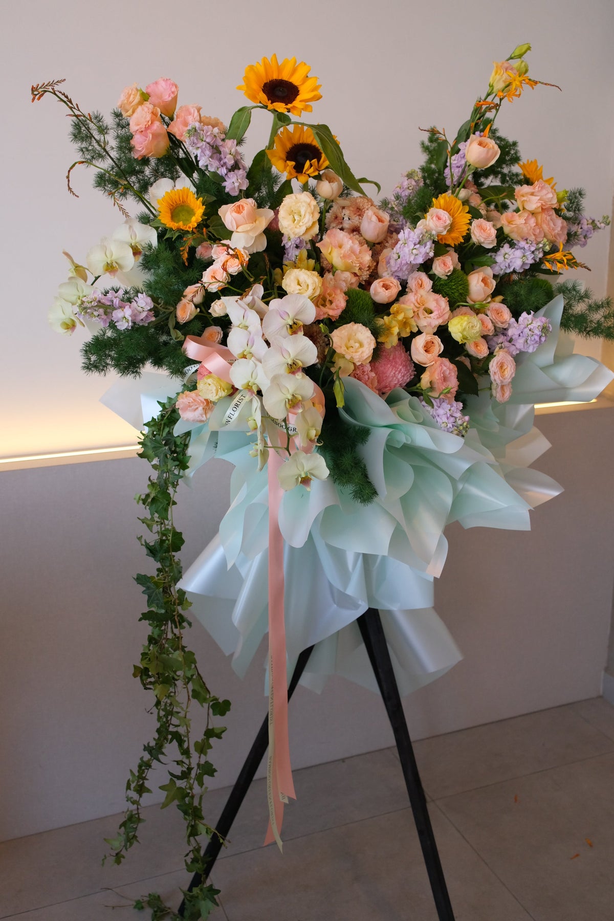 Omakase Opening Grand Opening Flowers (Botanical) by Bamboo Green Florist, Penang