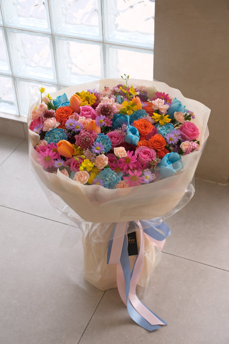 Omakase Chromatica Bouquet by Bamboo Green Florist, Penang