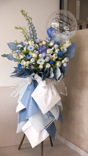 Omakase Opening Stand (Shades of Blue) by Bamboo Green Florist, Penang