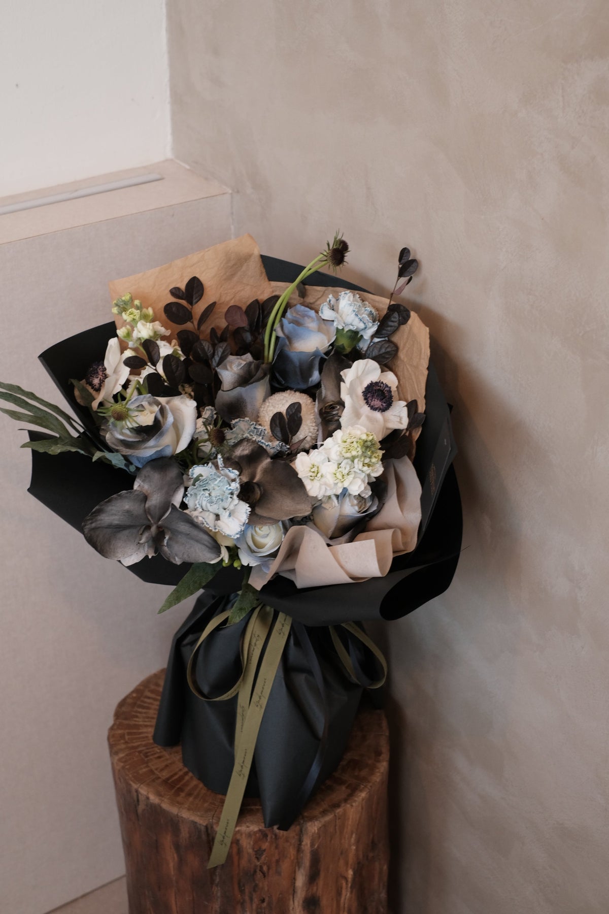 Omakase Bouquet - Gothic Black by Bamboo Green Florist, Penang, photo 2