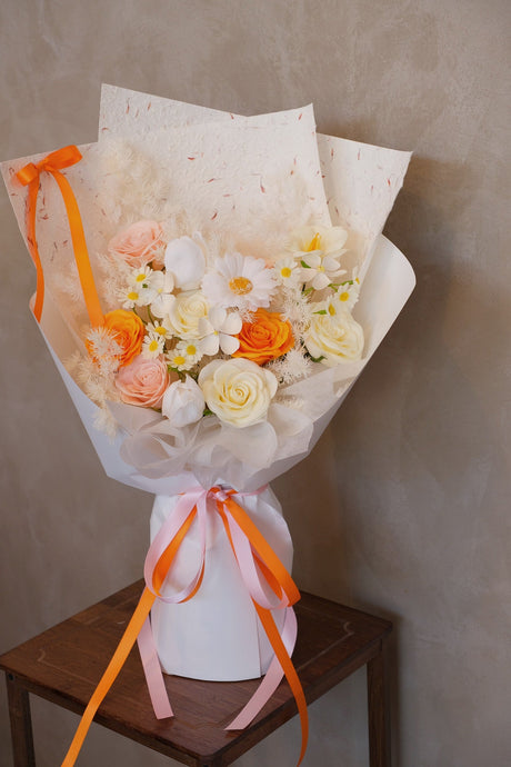 Sun-Kissed Love Soap Flower Bouquet (Soap Flower) by Bamboo Green Florist, Penang