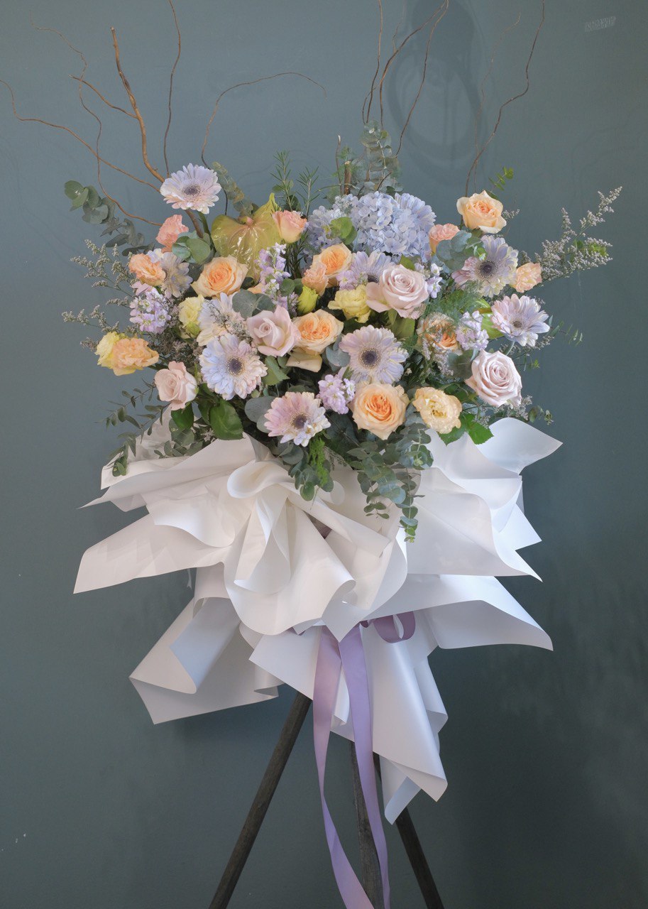 Clear Skies Grand Opening Flower Stand by Bamboo Green Florist, Penang
