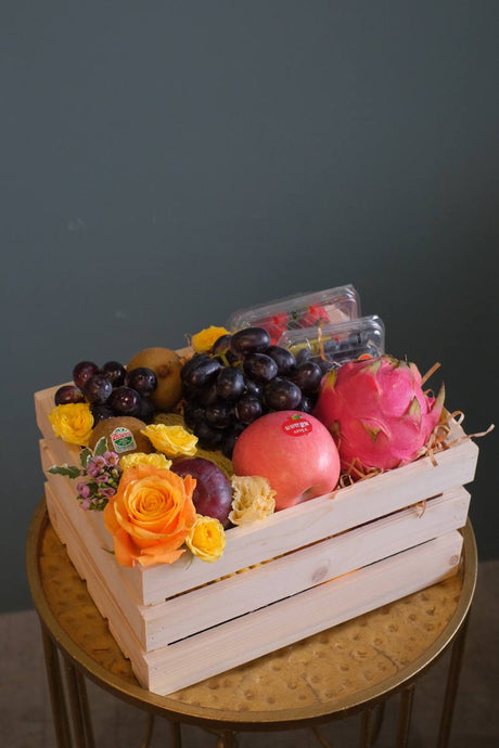 The Covent Fruit Co Fruit & Flower Basket by Bamboo Green Florist, Penang, photo 3