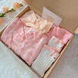 Pink Cheongsam standard baby gift box with pink cheongsam-style romper