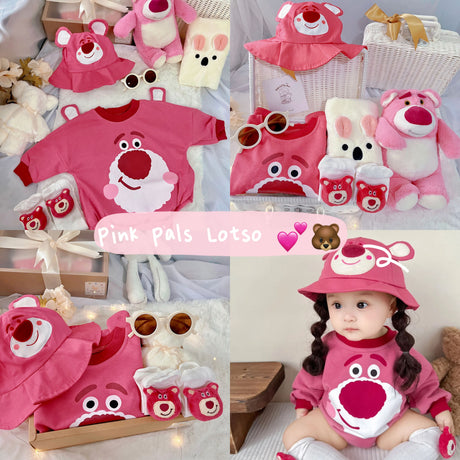 Pink Pals Lotso baby gift set for newborns and baby showers in Malaysia