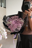 A Little Flirty Baby's Breath Bouquet by Bamboo Green Florist, Penang, photo 2