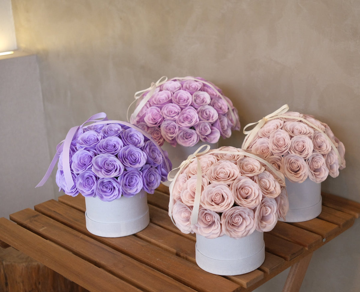 Spring of Waltz - Lavender Purple Soap Flowers Soap Flower Bouquet by Bamboo Green Florist, Penang, photo 3