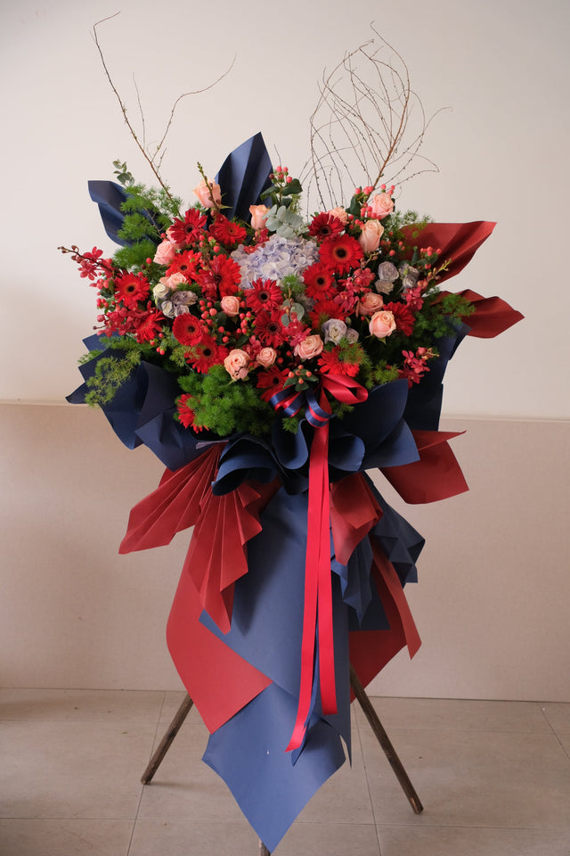 Success Unfolding Grand Opening Flower Stand by Bamboo Green Florist, Penang