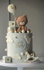 Teddy's Baby Dream Blue Cake by Bamboo Green Florist, Penang