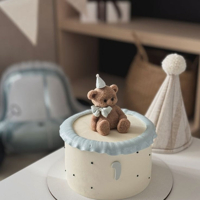Teddy's First Birthday Delight Cake by Bamboo Green Florist, Penang
