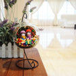 Two Little Girls preserved flower terrarium