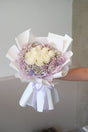 White Fiore Rose Bouquet by Bamboo Green Florist, Penang
