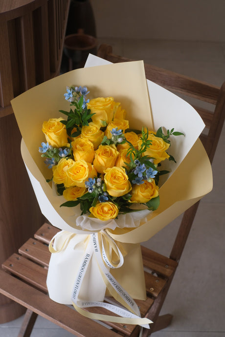 Dionysus Rose Bouquet by Bamboo Green Florist, Penang